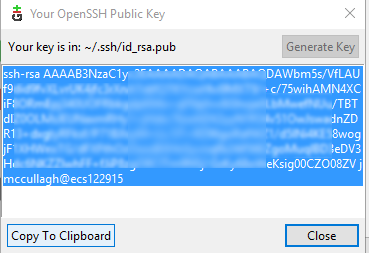 Openssh key generation