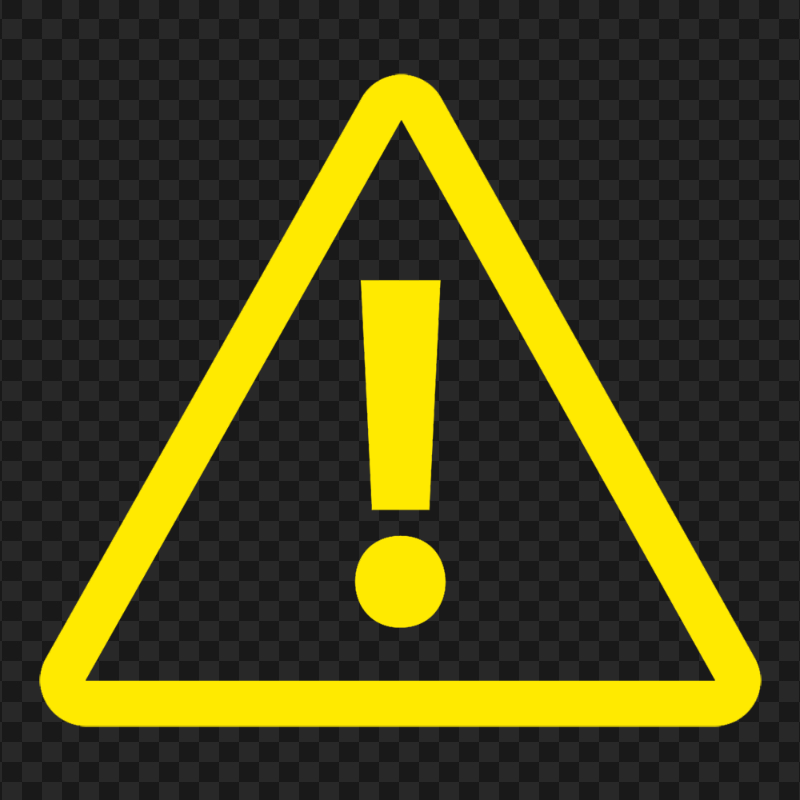 Yellow Warning Triangle